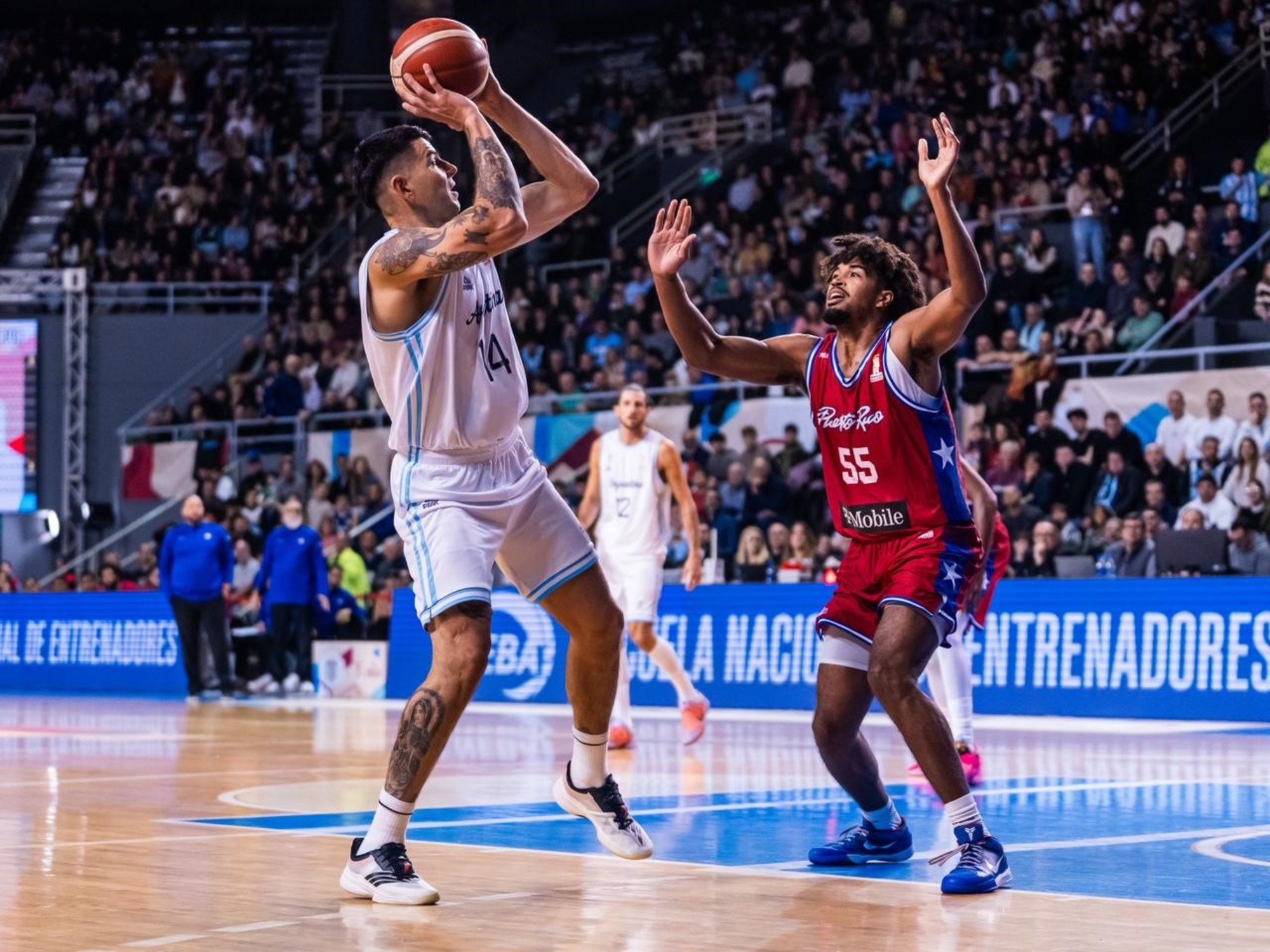 Argentina venció a Puerto Rico y lidera el Grupo F del Clasificatorio Mundial